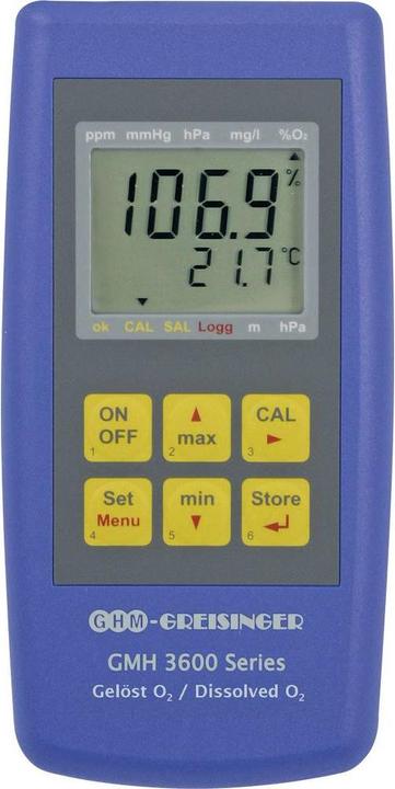 Produktbild Greisinger GMH 3611-GL Kalibriert nach We (Sauerstoff Messgerät)