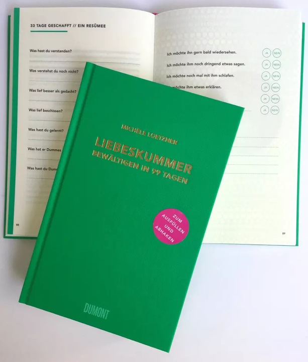 Produktbild Liebeskummer bewältigen in 99 Tagen (Deutsch, Michèle Loetzner, 2020)