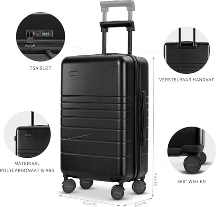 Actual product image Eternitive Rollkoffer E3 (98 l)