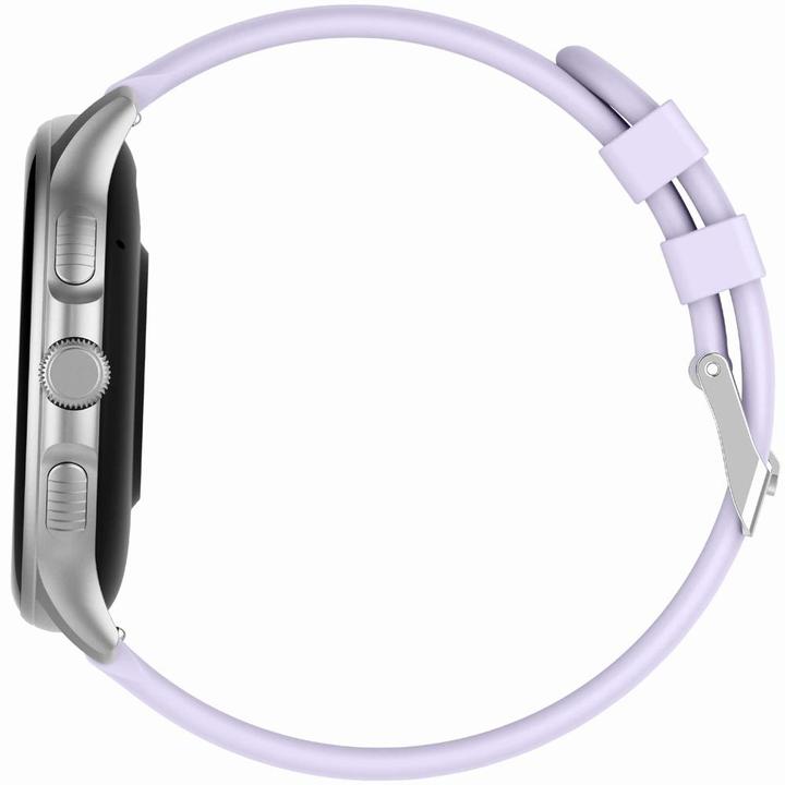 Produktbild Gravity GT12-6 Damen-Smartwatch, lila Silikonarmband + silbernes Armband