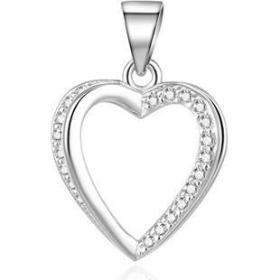 Beneto, Kettenanhänger, Gentle silver heart pendant AGH295 (L)