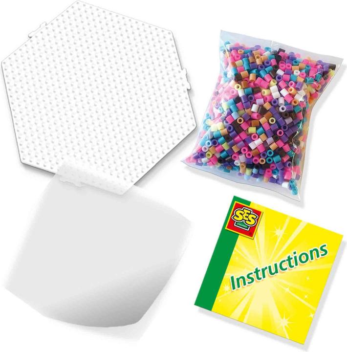 Actual product image Ses Iron on beads - Princesses and animal friends