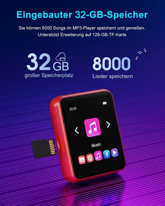 Image du produit Joliker Lecteur MP3 Bluetooth 32 Go (32 Go)