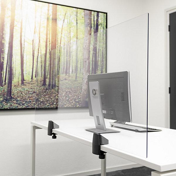 Produktbild smiT Tischtrennwand für Einzelarbeitsplatz