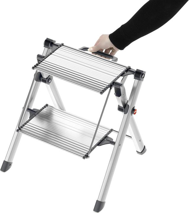 Produktbild Hailo MK80 ComfortLine, Komfort-Trittleiter, 2 Stufen (Trittleiter, 46 cm)