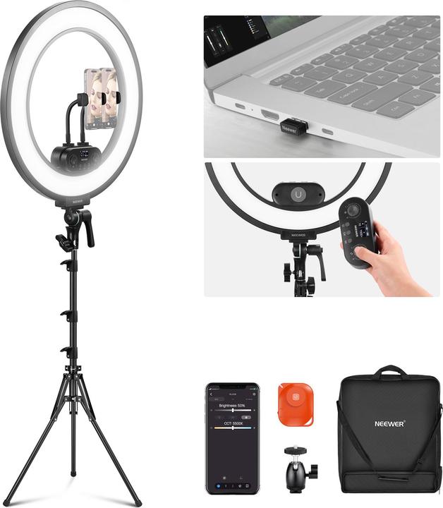 Immagine prodotto Neewer RL45B Edge Lit Soft Ring Light