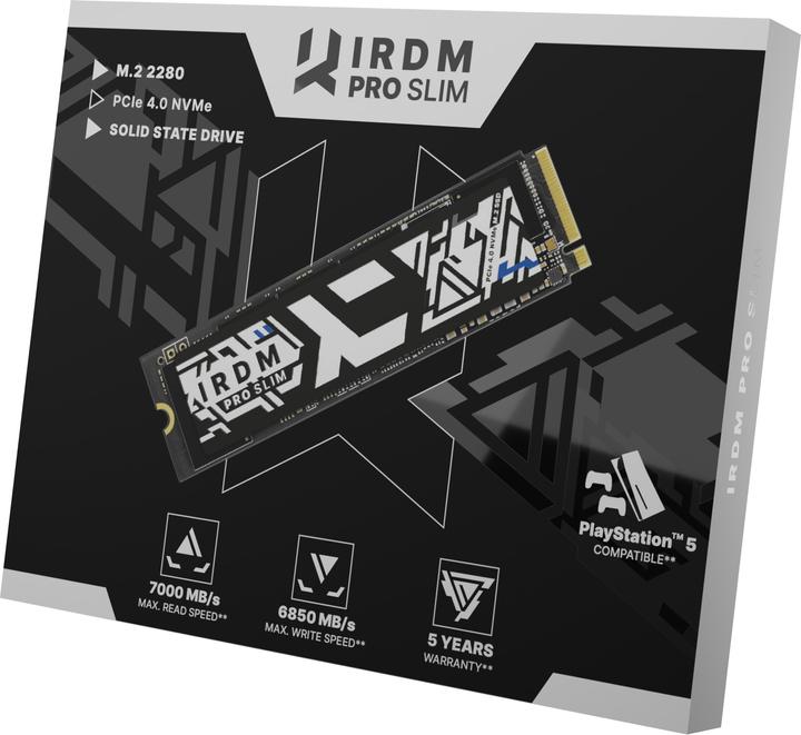 Actual product image Goodram IRP-SSDPR-P44S-2K0-80 Internal Solid State Drive M.2 2 TB PCI Express 4.0 3D TLC NAND NVMe (2000 GB, M.2)