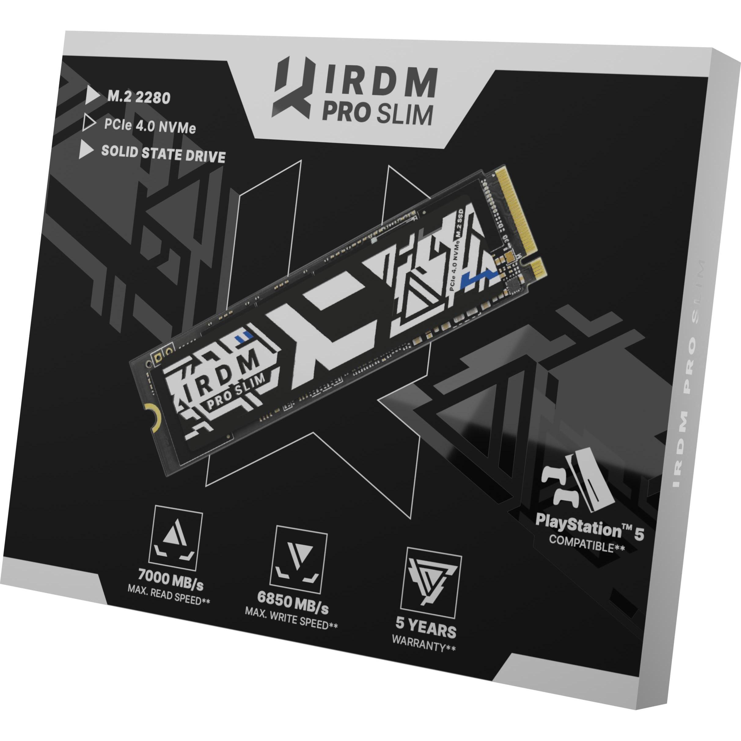 Thumbnail - Goodram IRP-SSDPR-P44S-1K0-80 Internes Solid State Drive M.2 1 TB PCI Express 4.0 3D TLC NAND NVMe (1000 GB, M.2 2280), ...