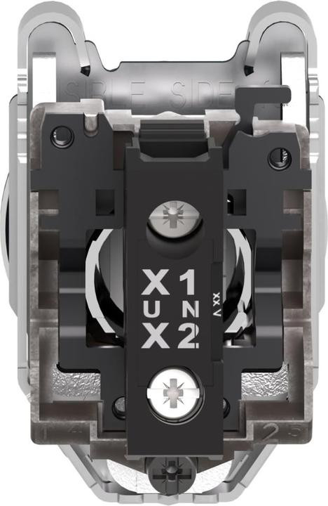 Actual product image Schneider Electric Indicator light XB4F complete, 30mm, white, XB4FVM1