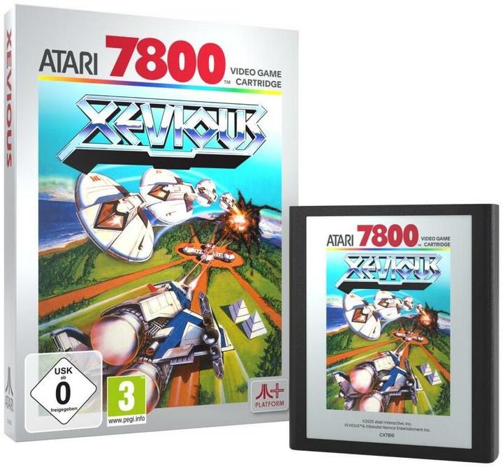 Actual product image Atari Xevious ( 2600+/ 2700+/ 2700) Cartridge (Atari, DE)