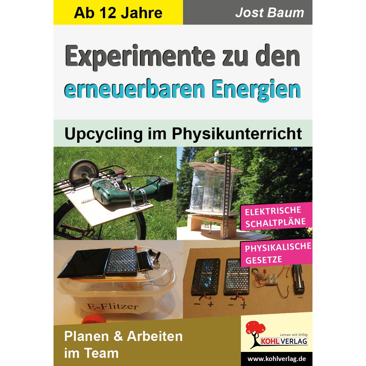 Experimente zu den erneuerbaren Energien, Schulbücher von Jost Baum