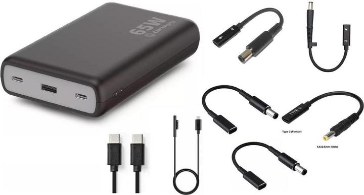 CoreParts USB-C PD65W Power bank 20.000 (20000 mAh, 65 W, 74 Wh)