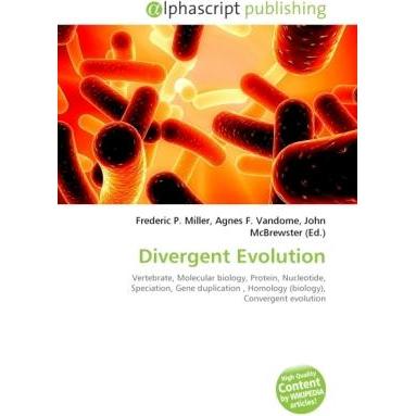 Divergent Evolution, Fachbücher von Agnes F. Vandome, Frederic P. Miller, John McBrewster