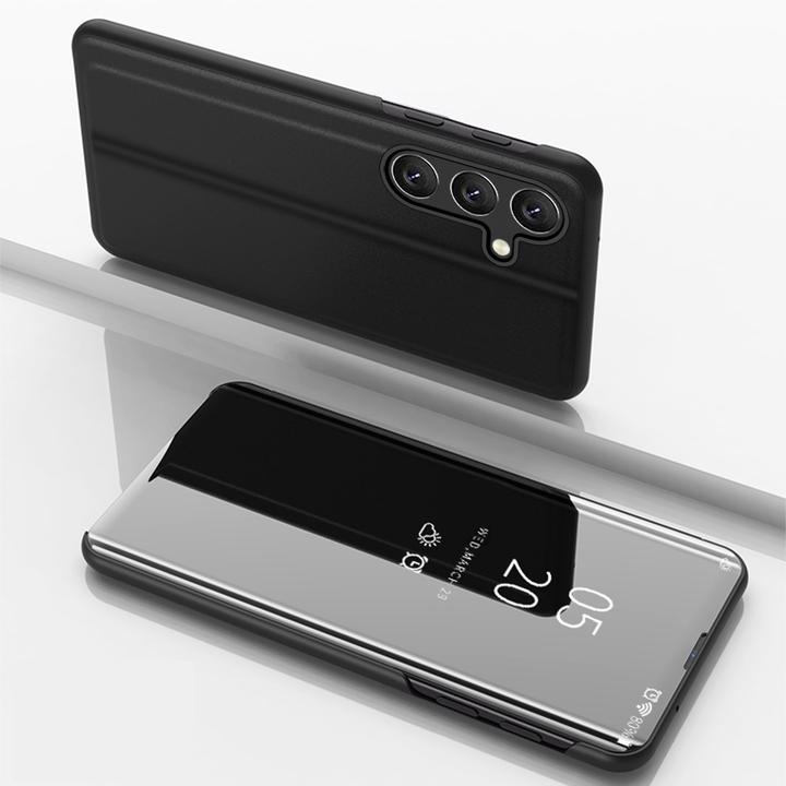 Actual product image Hurtel Clear View Case cover for Samsung Galaxy A54 5G flip cover black (Samsung Galaxy A54 5G)