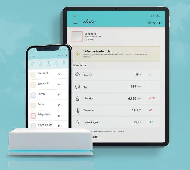 Image du produit Lair CO2-PRO Meter,Capteur de température et d'humidité