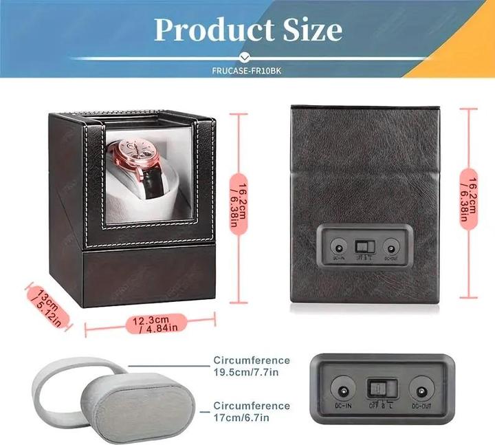 Produktbild Cbx Automatischer Uhrenbeweger für 1 Uhr Braun (1 x)