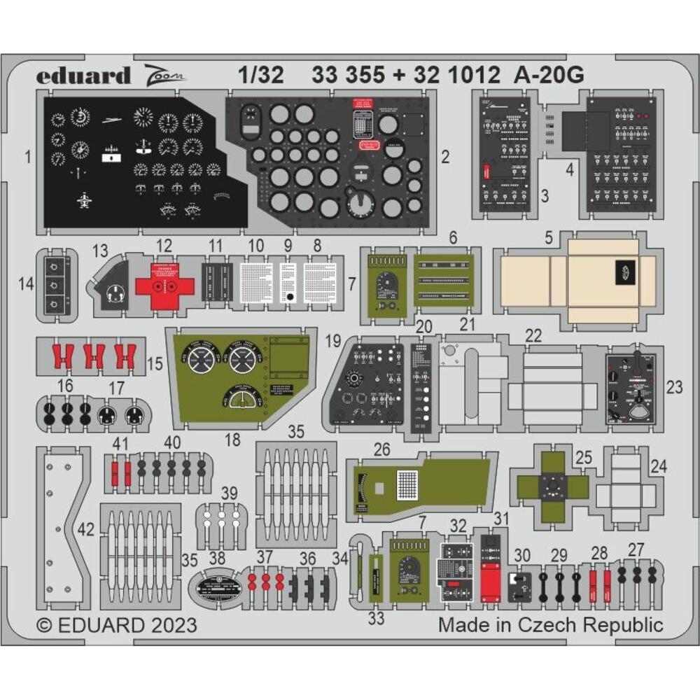 Thumbnail - Eduard A-20G 1/32 HKM