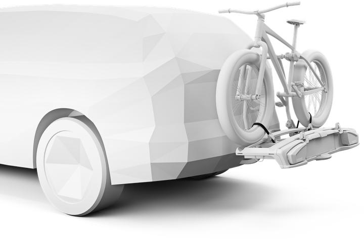 Image du produit Thule Sangles de roue pour vélos gras (Noir)