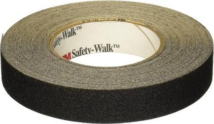 Produktbild 3M Safety-Walk Universal, Masse: 25 mm x 18,30 m, schwarz selbstklebender Antirutschbelag, Lieferung au (25 mm)