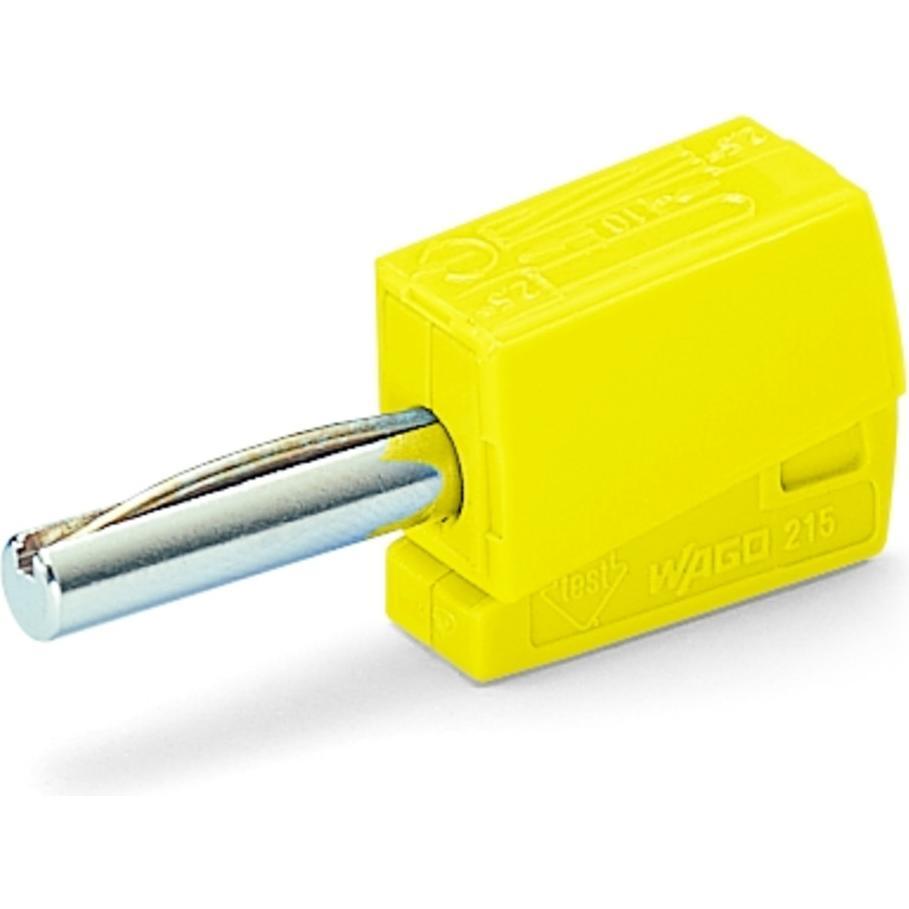 Wago Bananenstecker 215-511, Elektronikkabel + Stecker, Gelb