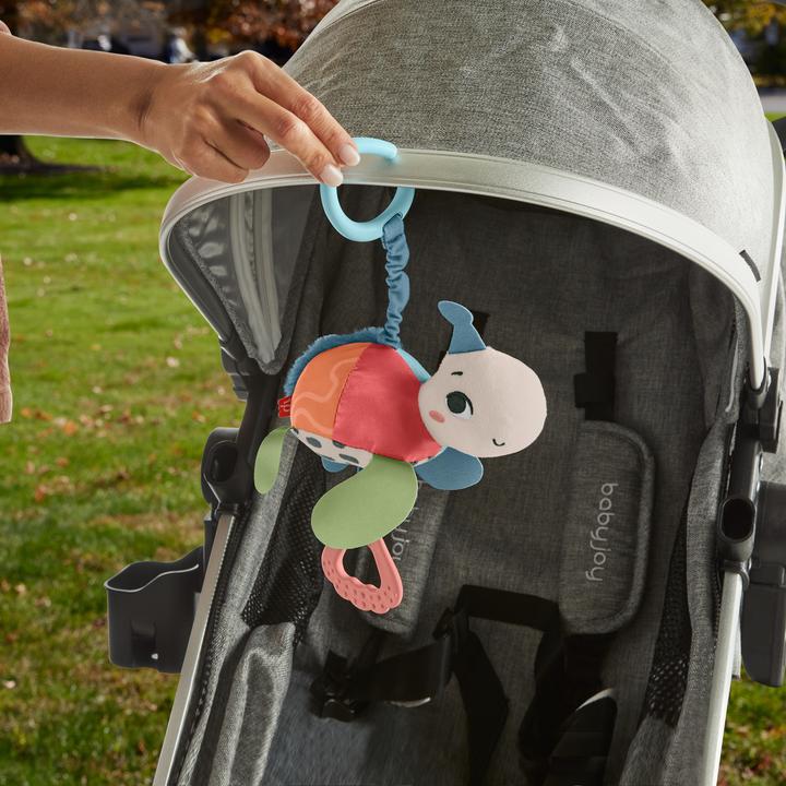 Immagine prodotto Fisher-Price Giocattolo da carrozzina Planet Friends Fleet Turtle con dettagli sensoriali per neonati