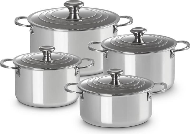 Actual product image Le Creuset 3-ply plus (Pot, Stainless steel, Aluminium)