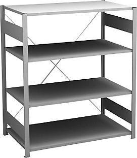 Actual product image kaiserkraft Sideboard boltless shelving unit, galvanised