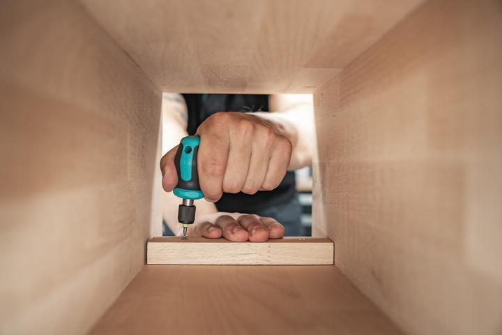 Actual product image wolfcraft 1 Hand-held screwdriver with bit attachment 76mm