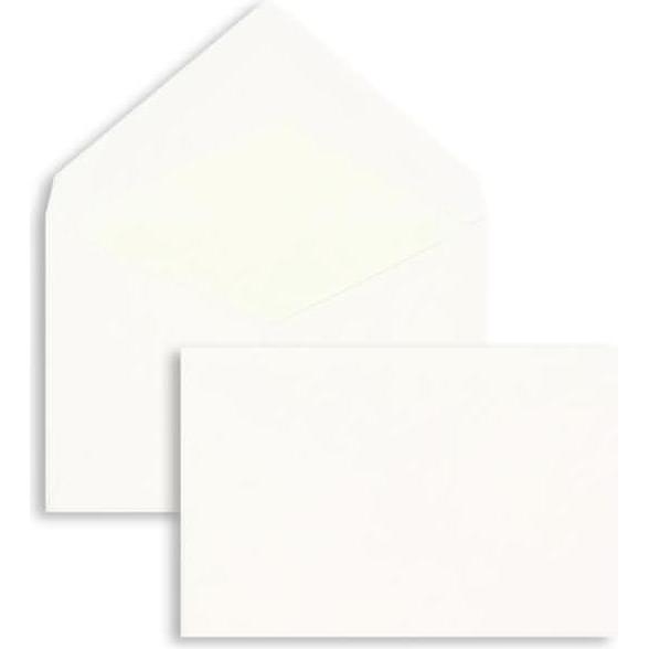 Blanke, Briefumschlag, Briefumschläge 74x112mm 100g/qm gummiert VE=100 Stück weiss (100 x)