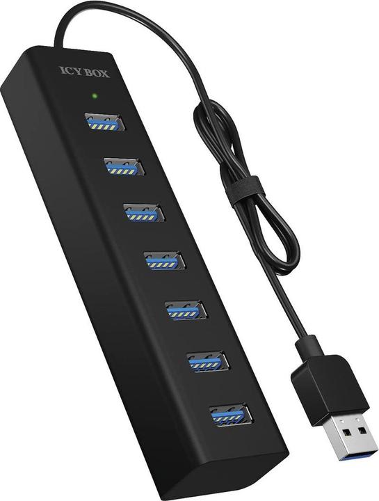 Produktbild Icy Box IB-HUB1700-U3 (USB-A, 7 Ports)