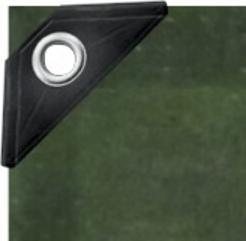Productafbeelding NoName Doekzeil olijf 6 x 10 m UV-bestendig &pitch 50 cm (6 x 10 m)