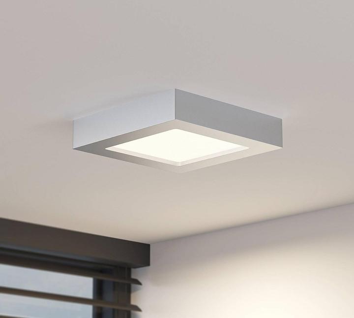 Immagine prodotto Prios Plafoniera Alette LED, argento, 17,2 cm (1374 lm)