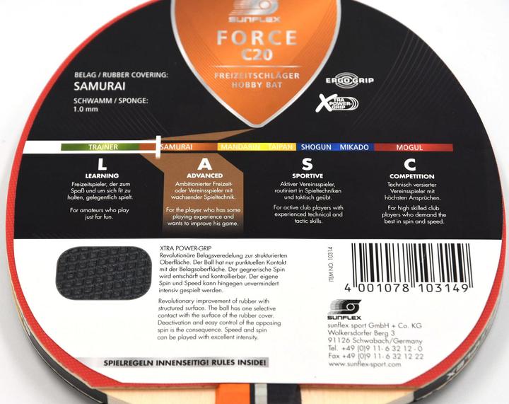 Produktbild Sunflex Force C20