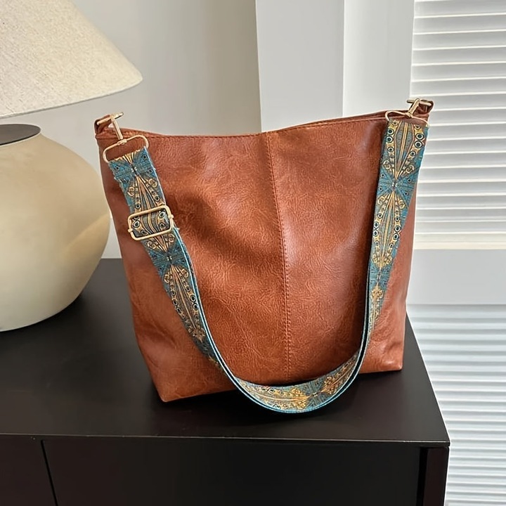 Only-Bags.Store Sac à bandoulière simple de grande capacité, sac à bandoulière multifonctionnel décontracté, sac à