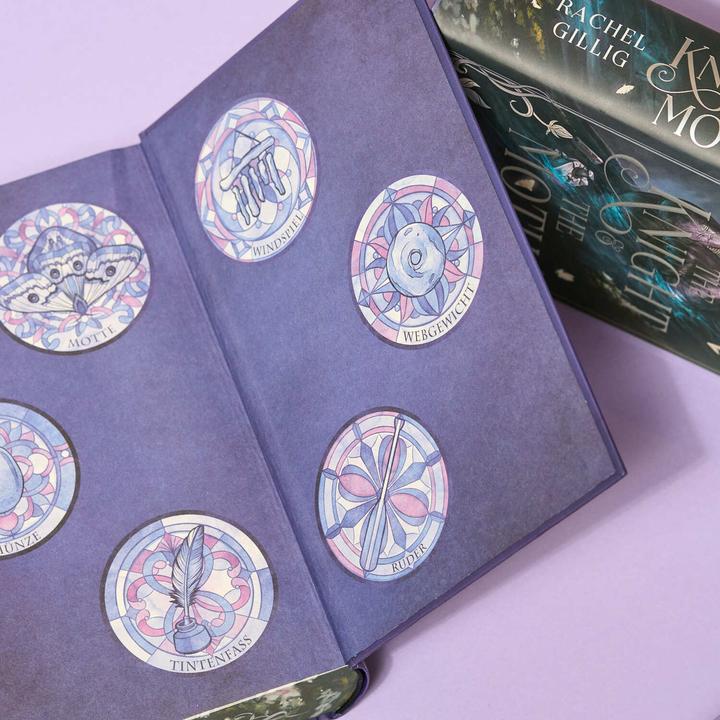 Actual product image The Knight and the Moth (German, Rachel Gillig, 2025)