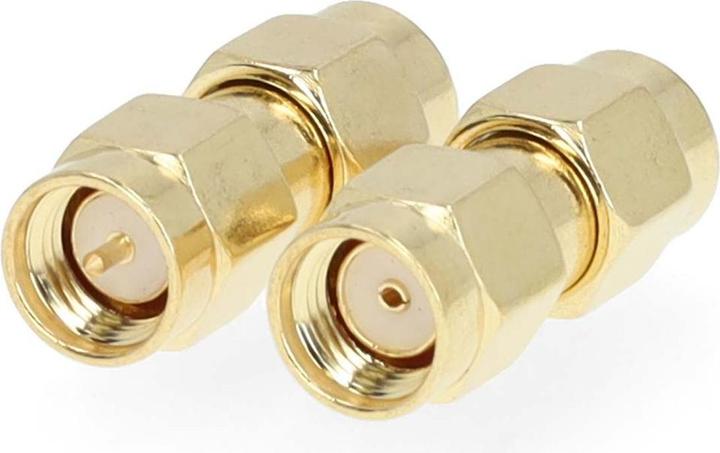 Produktbild Nedis SMA Adapter - SMA-Stecker Reverse Polarity - SMA-Stecker - Vergoldet - 50 Ohm - Gerade - Kupfe (Stecker und Verbinder)