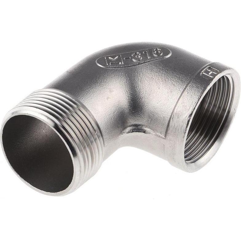 RS PRO, Tecnologia di connessione dei tubi, Raccordo a gomito tubo idraulica acciaio (Connessione ad angolo)