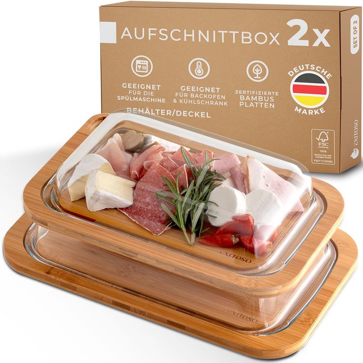 Actual product image Exitoso 2er-Set Aufschnittboxen (2.50 l)