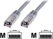 Produktbild Digitus CAT 5e F-UTP Patchkabel PVC AWG 26/7 Länge 0,5 m Farbe Grau (F/UTP, CAT5e, 0.50 m)