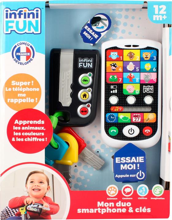 Actual product image BigBuy I13980FR DISET INFINIFUN My phone and keys (English, French, Spanish)