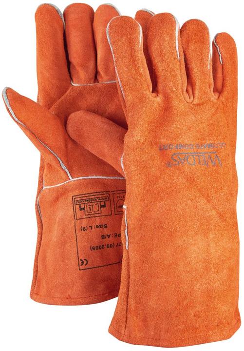 Image du produit Weldas Gants de soudeur taille XL (9,5) rouge EN 388, EN 12477 EPI catégorie II (XL)