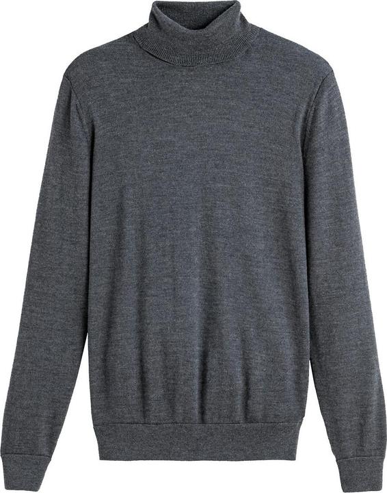Actual product image La Redoute Collections 100% Merino Wool Turtleneck Sweater (L)