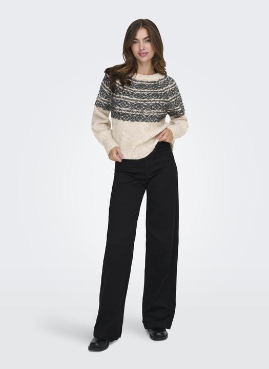 Produktbild Only Onlsidona Life Ls Jq O-Neck KNT (M)