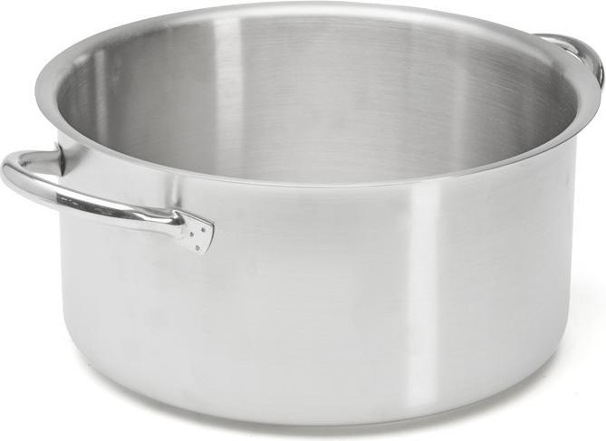 Produktbild de Buyer PRIM'APPETY Kochtopf nieder Ø28cm, Induktion (Kochtopf, Edelstahl, 28 x 12.50 cm)