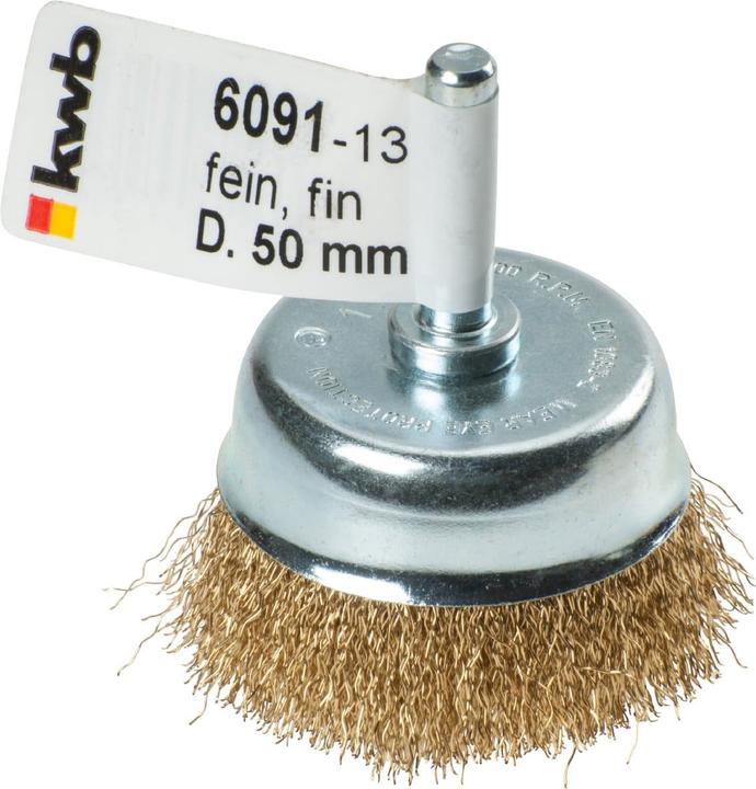 Produktbild kwb Topfbuerste Ms 50 Mm Ang.
