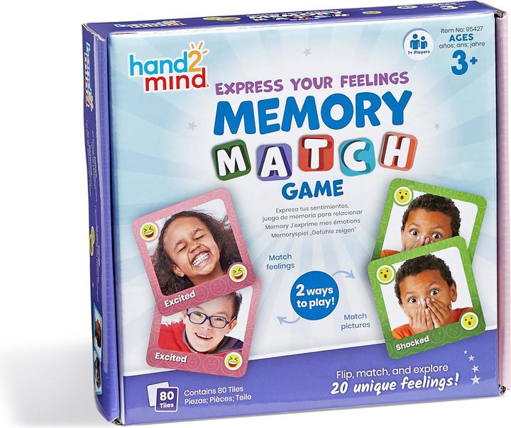 Image du produit Learning Resources Mémo sur les sentiments (Allemand, Anglais)