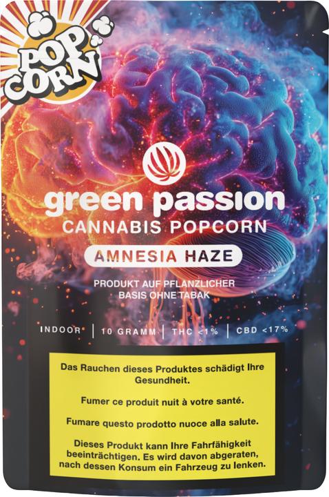 Image du produit Green Passion Amnesia Haze Popcorn (10 g, Intérieur)