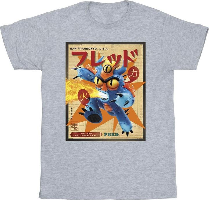 Produktbild Disney Big Hero 6 Baymax Fred Newspaper TShirt (M)
