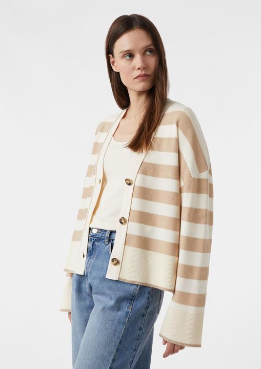 Produktbild Comma Strickjacke Gestreifter Cardigan im Boxy-Fit (32)