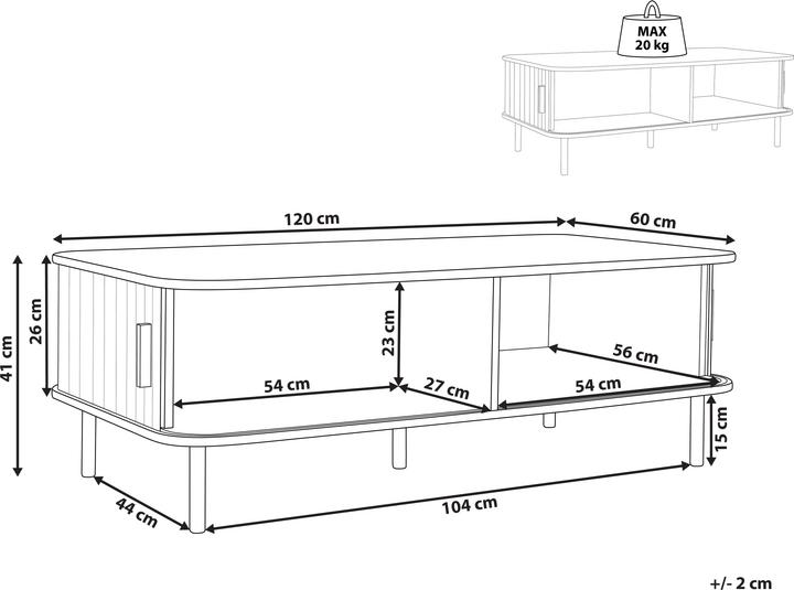Actual product image Beliani Bradley